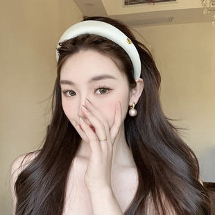 缎面彩色发箍女2026新款 洗脸头箍发饰气质头饰高颅顶 级感洋气时尚