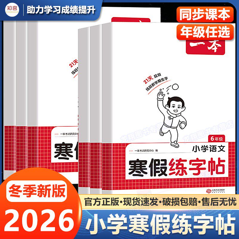 一本寒假练字帖专项训练