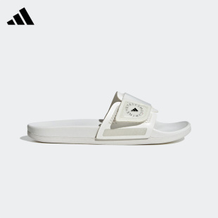 简约沙滩凉鞋 HP3200 SLIDES夏休闲一字拖鞋 adidas阿迪达斯女aSMC