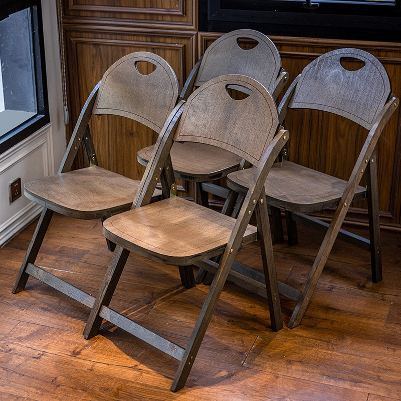 经典中古实木折叠桌椅庭院阳台户外咖啡桌奶茶小型桌椅茶几网红