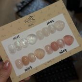 花愈美甲光疗胶罐装 TWINL&Nini联名4色 肌美色甲油胶