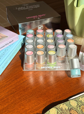 MOOERBMS 墨尔新品光粒幻境系列闪钻晕染液碎钻彩色爆闪美甲套组