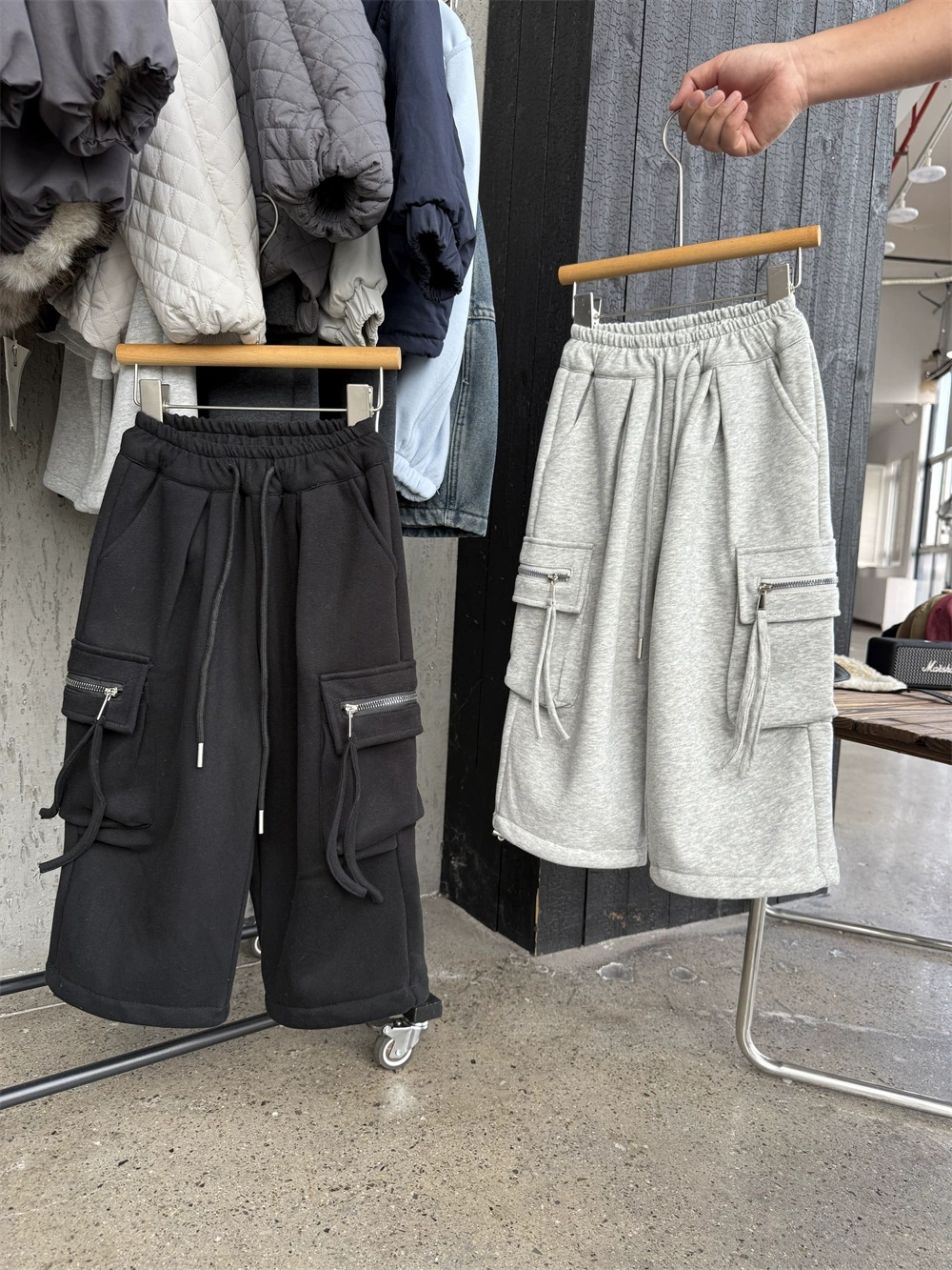 男童加绒裤子秋冬季2025新款儿童一体绒工装裤中大童冬装休闲裤潮