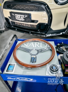 Mini Cooper S /JCW 桃木 意大利NARDI方向盘 NRG快拆  D1底座