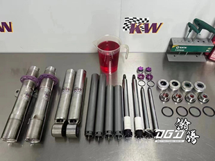 台湾BCBRKW绞牙避震减震器D2博德TEIN奥林斯RSR异响漏油维修保养