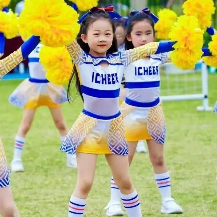 啦啦操演出服儿童健身健