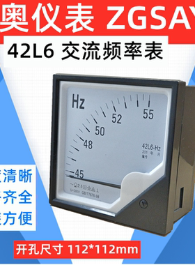 厂家直销 ZGSAYB 沈奥 42L6  HZ   频率表 默认电压 380V 低频表