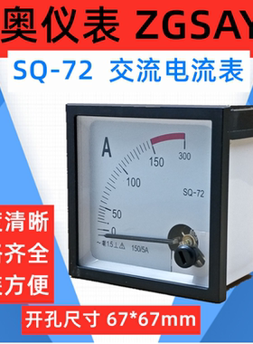 ZGSAYB  沈奥  ( 89T2 /72L1) SQ-72 交流 电流表 需配 互感器