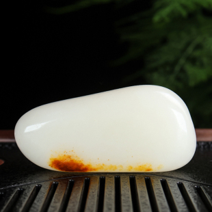 天然玉石和田玉籽料原石手把件红皮原石把玩件把件小摆件羊脂玉