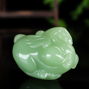 天然新疆和田玉籽料招财玉马手把件生肖马护身符玉石挂件马到成功