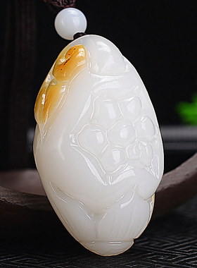 天然和田玉白玉籽料羊脂玉玉石