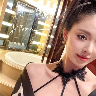 【娇嫩丰盈】法式宫廷挂脖性感纯欲蕾丝有钢圈内衣聚拢文胸内搭