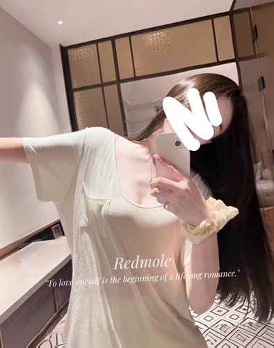 白开水穿搭～软糯白纯棉莫代尔超宽松大T恤短袖慵懒上衣女春夏