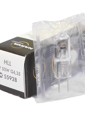 德国利华 NARVA 55928 HLL12V 50W光学仪器卤钨灯 显微镜卤素灯泡