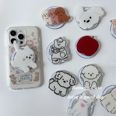 可爱趣味卡通磁吸吸附手机支架