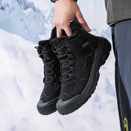 回力棉鞋男鞋冬高帮保暖加绒马丁靴防寒工装鞋 WXP(WZ)-2683