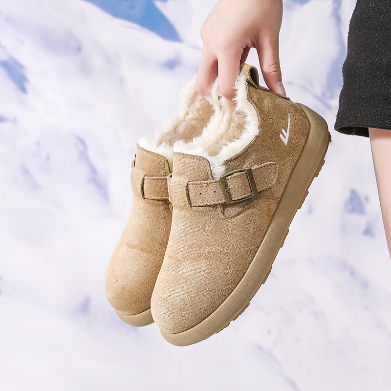 回力棉鞋秋冬女鞋加绒雪地靴保暖休闲鞋子女 WBN(JS)-3155