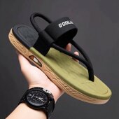 青少年编织草鞋 外穿开车防臭夹脚人字拖鞋 休闲沙滩凉拖 男夏季 凉鞋