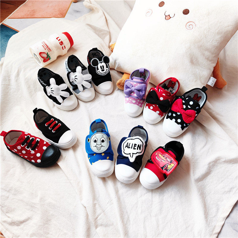 日单系列卡通儿童包头帆布鞋魔术贴宝宝鞋子软底男女童鞋小板鞋,童鞋/婴儿鞋/亲子鞋,帆布鞋,淘宝优惠券,粉丝福利购,淘宝优惠卷