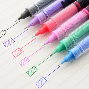 点石DS904走珠笔直液式 大容量中性笔简约签字水性笔 速干针管经典