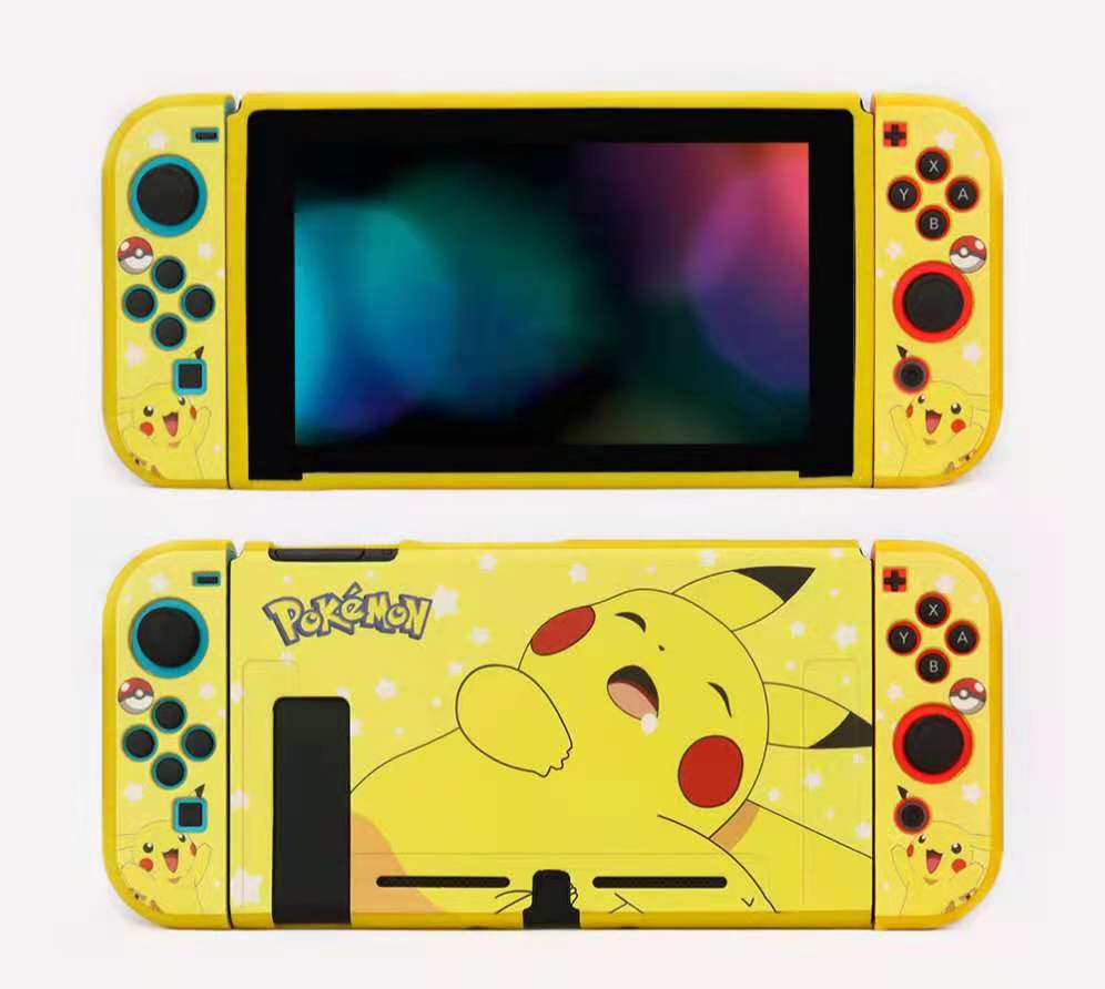 switch oled保护壳 NS分体磨砂彩壳 硅胶软壳硬壳保护套 配件更换