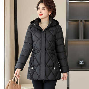 2025新款爆款冬季中长款羽绒棉服女款冬天衣服棉衣棉袄棉外套女装