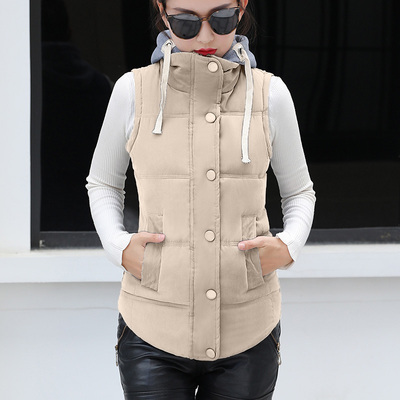 秋冬棉马甲女款外穿洋气时髦短款