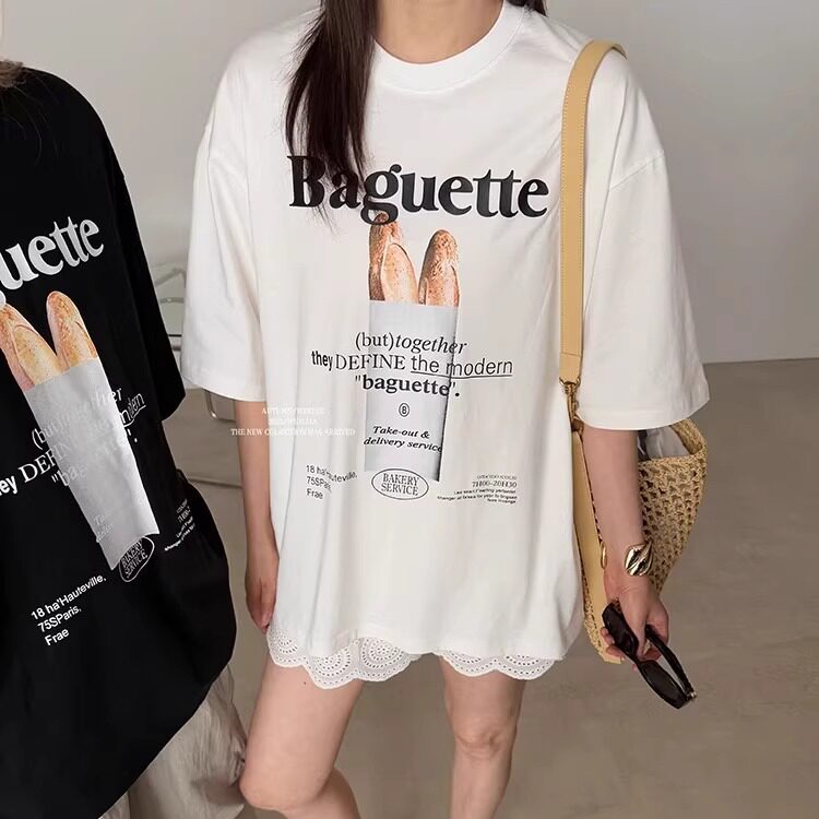 清仓现货美式印花T恤下半身失踪