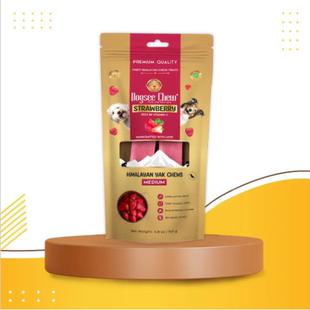 Dogsee喜玛拉雅牦牛天然芝士骨草莓味磨牙棒奶酪狗狗洁牙零食