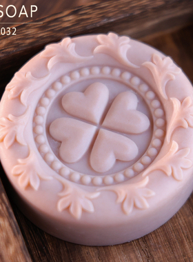 PPSOAP原创设计食品级硅胶模 手工皂模 烘焙模具 TD032 心花怒放