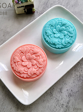 PPSOAP硅胶手工皂模具 蜡烛石膏香薰模 扩香石 DIY材料工具 FE088