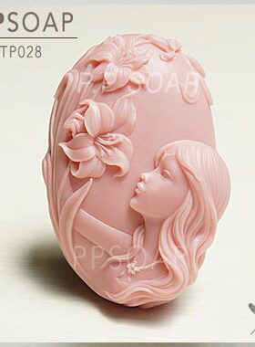 PPSOAP原创设计食品级硅胶模 手工皂模具 TP028 清新之恋