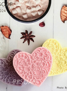 PPSOAP硅胶模具食品級硅胶花模手工软模 蜡烛模 扩香石香薰 LA024