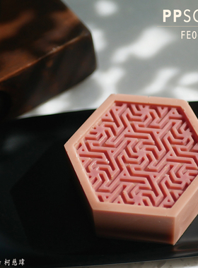 PPSOAP硅胶手工皂模具 蜡烛石膏香薰模 DIY材料 FE066一模两穴