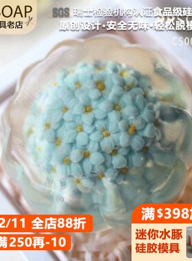 PPSOAP原创矽胶模具 食品级硅胶模 手工皂模 巧克力烘焙模 CS008