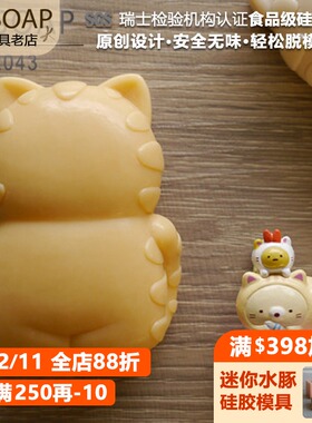 PPSOAP原创矽胶模具 食品级硅胶模 手工皂模 巧克力烘焙模 CR043