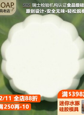 PPSOAP原创设计 食品级硅胶模 手工皂模具 CK016 布丁花