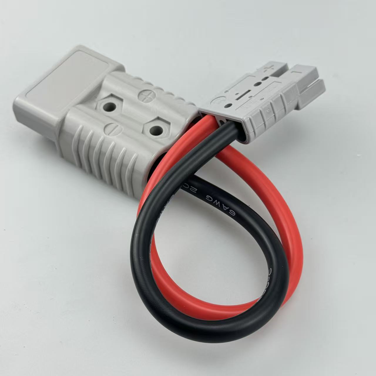 适用安德森插头50A转175A接头6AWG硅胶软线延长连接转换线取充电