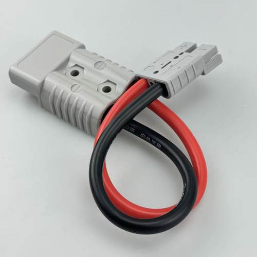 适用安德森插头50A转175A接头6AWG硅胶软线延长连接转换线取充电