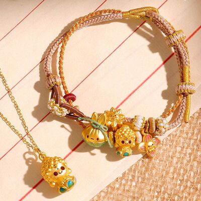 沙金手串真空电镀中药养生转运