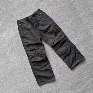 D意大利街头运动潮牌男装欧美男士直筒宽松休闲长裤出口小众