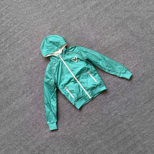 D意大利街头潮牌童装欧美男女童青少年夹克春夏连帽外套出口小众