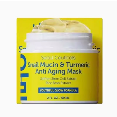 SeoulCeuticals Korean Face Mask Skin Care - Snail Mucin T