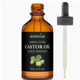 美国GreenIVe - 100% Pure Castor Oil (4 Ounce)