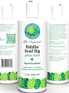Fiddle Leaf Fig Tree Plant Food for Ficus Lyrata (and Ficus