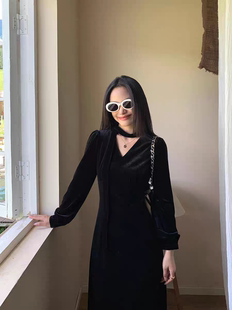 样衣，丝绒长裙，亏钱处理，82胸围，66腰围！！不退换！！