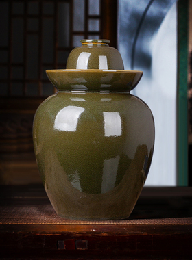 泡菜坛子陶瓷景德镇腌菜缸加厚家用环保瓷腌菜坛子小号泡菜罐土陶