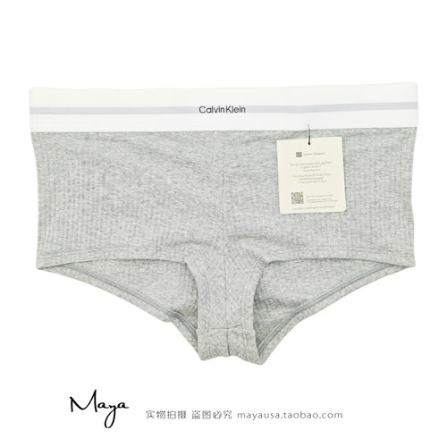 CK女士舒适棉质平角内裤