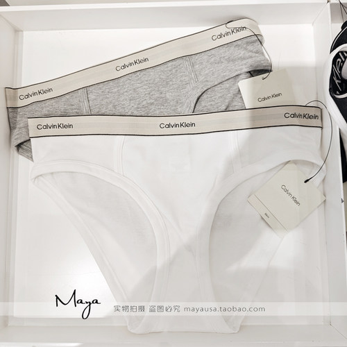 CK女士棉质比基尼内裤
