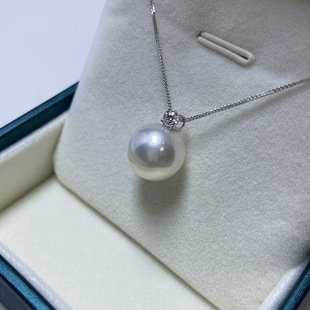 精选10-13mm极光炫彩澳白珠光吊坠珠光透亮颗颗正圆过年送礼